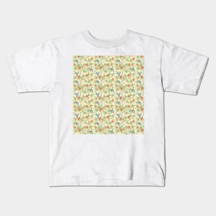 William Morris Vintage Trellis Pattern on Cream Kids T-Shirt